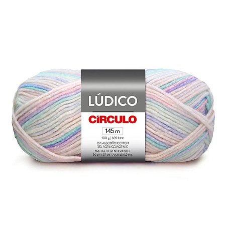Fio Lúdico Círculo 100g 145mts - Cor 9490 CARROSSEL