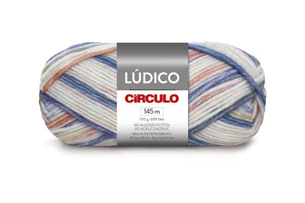 Fio Lúdico Círculo 100g 145mts - Cor 9416 AFROBEAT