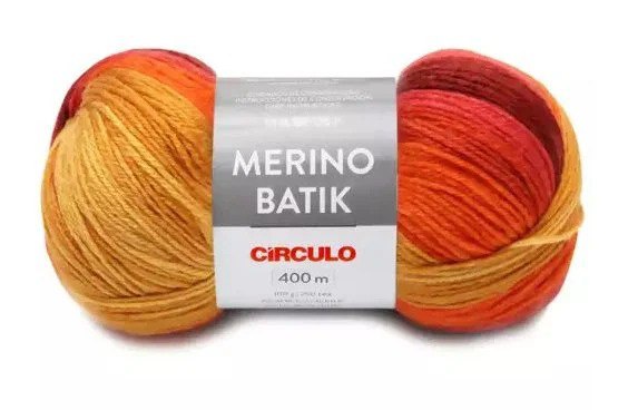 Fio Merino Batik 400m 100g - Cor 9789 EGIPICIA