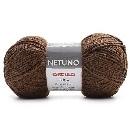 Fio Netuno Circulo 301m 100g - Cor 7311 TABACO