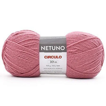Fio Netuno Circulo 301m 100g - Cor 4318 ROSA FUME