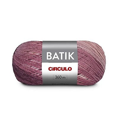 Fio/Lã Batik Circulo - COR 9505 AMEIXA