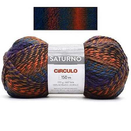 Fio SATURNO Circulo 150m 100g - COR 9606 INTERESTELAR