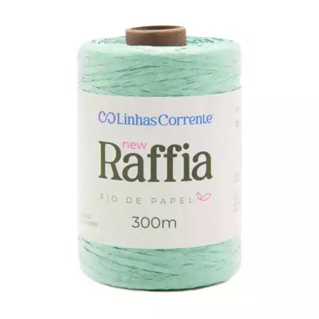 Fio de Papel - New Raffia 300M 100% Viscose - Verde Claro
