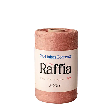 Fio de Papel - New Raffia 300M 100% Viscose - Camurça