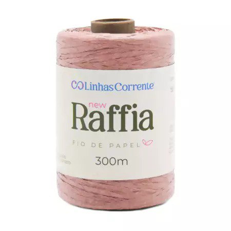 Fio de Papel - New Raffia 300M 100% Viscose - Camurça