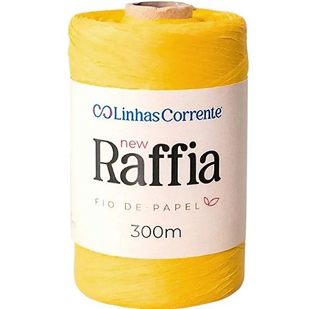 Fio de Papel - New Raffia 300M 100% Viscose - Canario