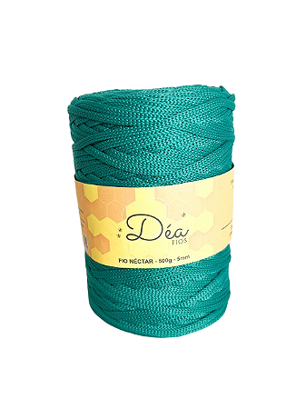 Fio Néctar 5mm - 500g-200m - Poliester -Verde Esmeralda