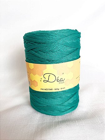 Fio Néctar 5mm - 500g-200m - Poliester -Verde Esmeralda