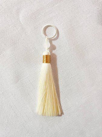 Pingente Tassel 15CM - Creme