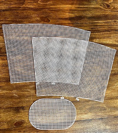 Malha Chenille 22x17x6,8cm Branco