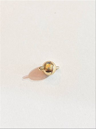 Fecho Bola Imã 8x14mm Dourado
