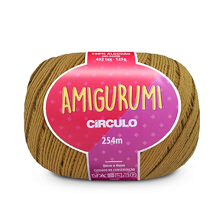 Fio AMIGURUMI - 7077 (Doce de Leite)
