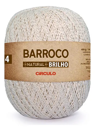 BARROCO NATURAL 4 BRILHO 657m PRATA