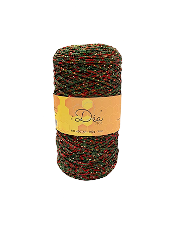 Fio Néctar 3mm - 500g-300m - Poliéster-Natalino Verde