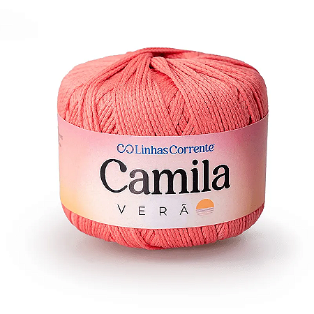 Camila Verão 50g Coats Corrente - 00111 Goiaba