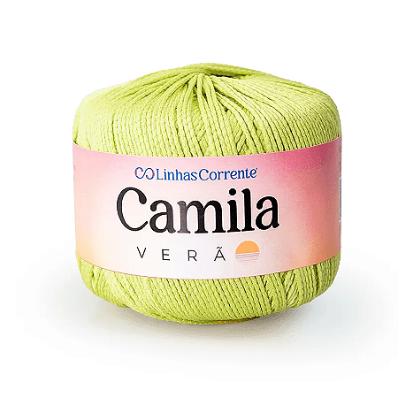 Camila Verão 50g Coats Corrente - 00104 Verde