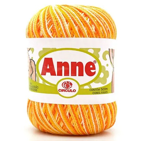Fio ANNE 500 Círculo MULTICOLOR - 9368 Raio de Sol