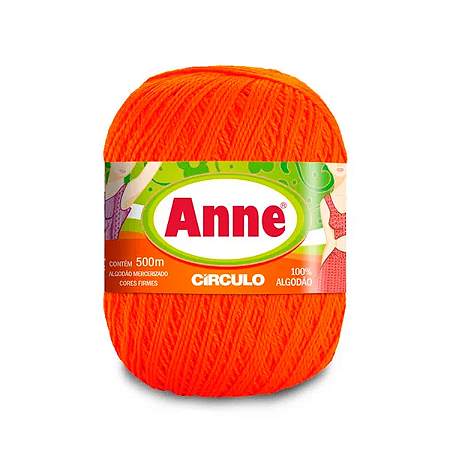 Fio ANNE 500 Círculo - 4445 Tangerina