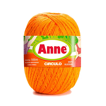 Fio ANNE 500 Círculo - 4156 Cenoura