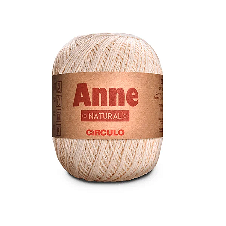 Fio ANNE 500 Círculo - 20 Natural