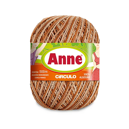 Fio ANNE 500 Círculo MULTICOLOR - 9435 Deserto