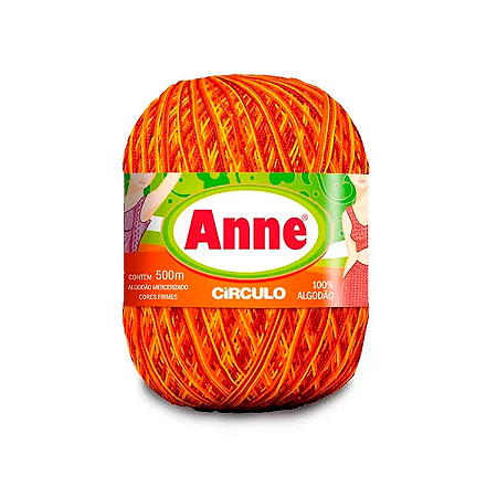 Fio ANNE 500 Círculo MULTICOLOR - 9165 Hibisco Amarelo