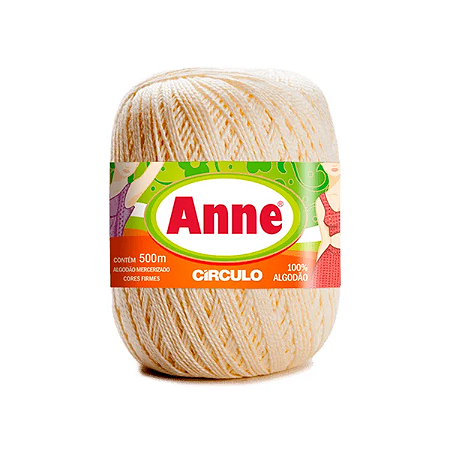 Fio ANNE 500 Círculo - 1074 Creme