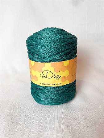 Fio Néctar 5mm - 500g-200m - Poliéster - Mescla Verde
