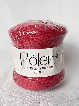 Fio de Malha Pólen - 28mm - Cereja