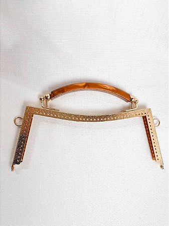 Fecho da Vovó com alça Curva-Dourado