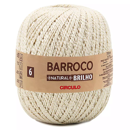 Barroco Natural 6 Brilho 791m Prata
