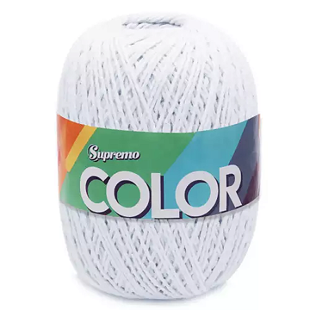 Barbante SUPREMO Color 452m 400g nº6-Branco