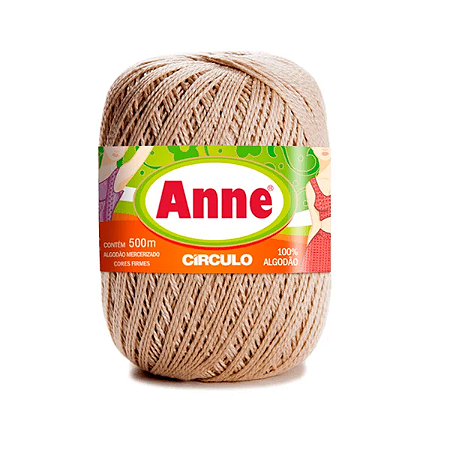 Fio ANNE 500 Círculo - 7684 Porcelana