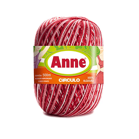 Fio ANNE 500 Círculo MULTICOLOR - 9202 Antúrio