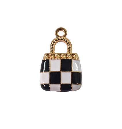 Pingente - Bolsa Preto & Branco