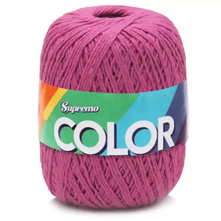 Barbante SUPREMO Color 452m 400g nº6-Rosa Médio