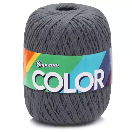 Barbante SUPREMO Color 452m 400g nº6-Chumbo