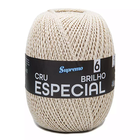 SUPREMO Cru Especial Brilho Ouro 100% Algodão nº 6 - 760m