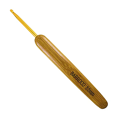 Agulha Bamboo Crochê BARROCO - 3,5mm