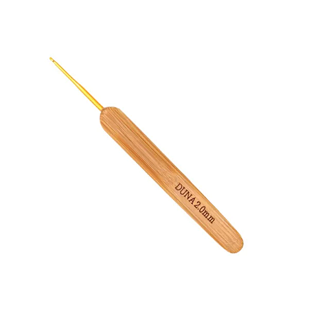 Agulha Bamboo Crochê DUNA - 2,0mm