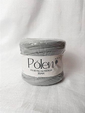 Fio de Malha Pólen - 35mm - Cinza Prata