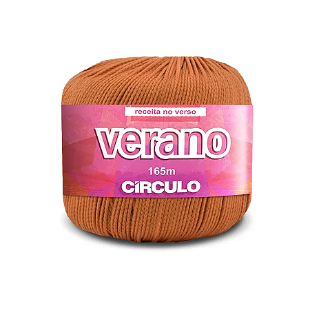 Fio Verano Círculo 165m - Caramelo 7370