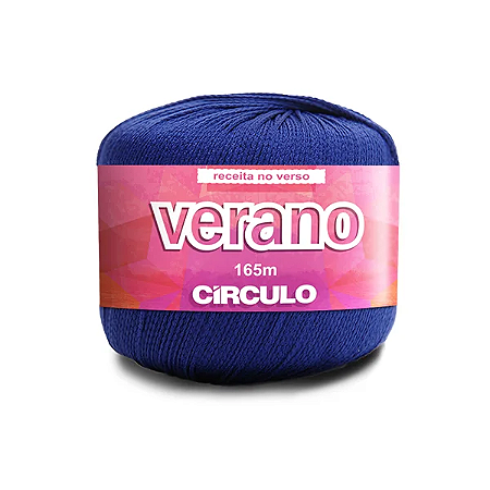 Fio Verano Círculo 165m - Azul Marinho 2604