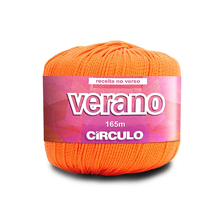 Fio Verano Círculo 165m - Laranja 617