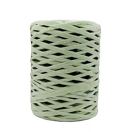 Fita de Ráfia Verde Bebê - 100m