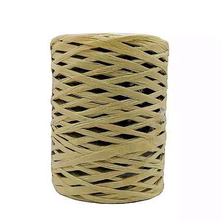 Fita de Ráfia Bege Escuro - 100m