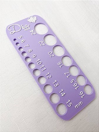 Gabarito de Olhos Amigurumi - Lilás