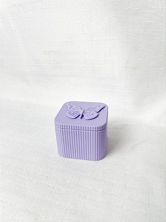 Porta Marcadores Pontos + 20un Borboleta - Lilás