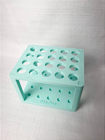 Porta Agulhas Quadrado - Verde Água